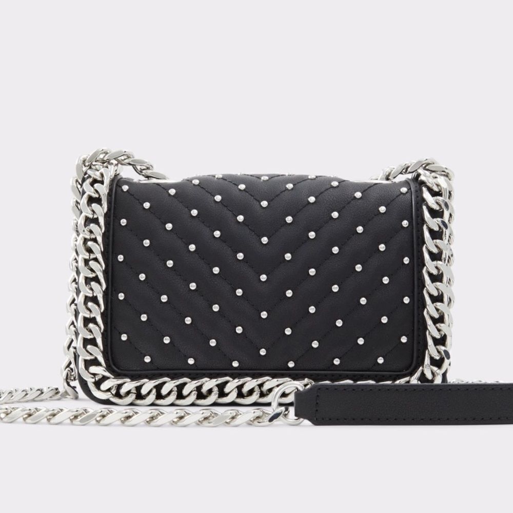 NWT Black Aldo Crossbody Bag w/ Stud Embellishments